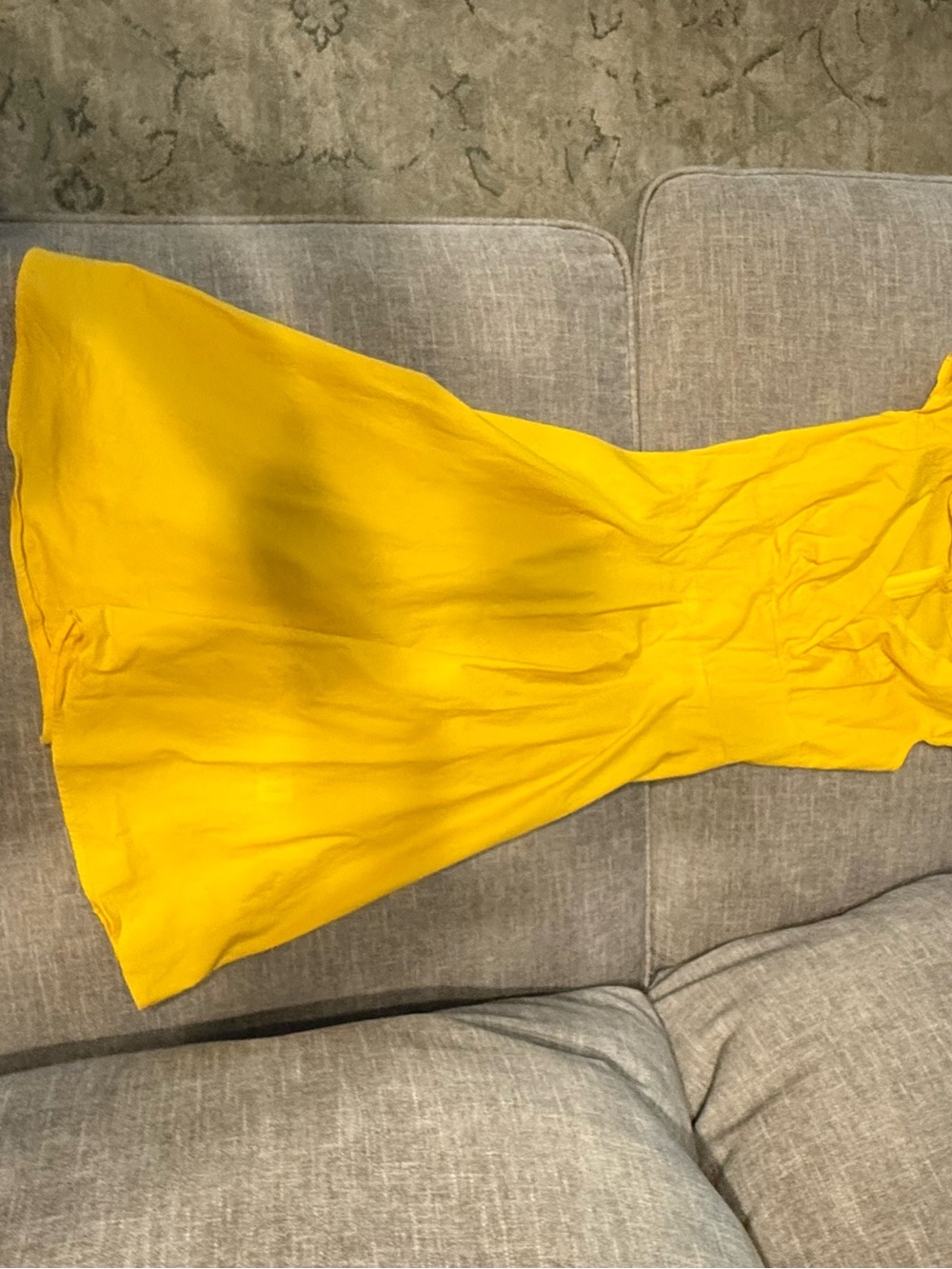 Bright Yellow Women’s Fit-and-Flare Dress
